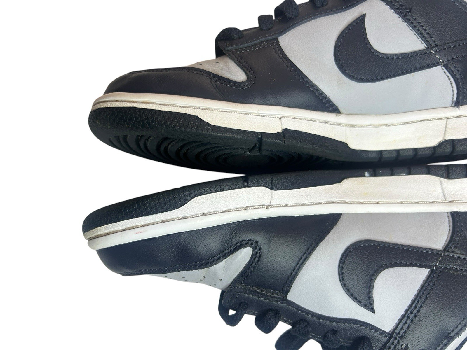 Nike Boys Low Top Georgetown Sneakers Black/Gray/White US 6.5Y CW1590-004 USED