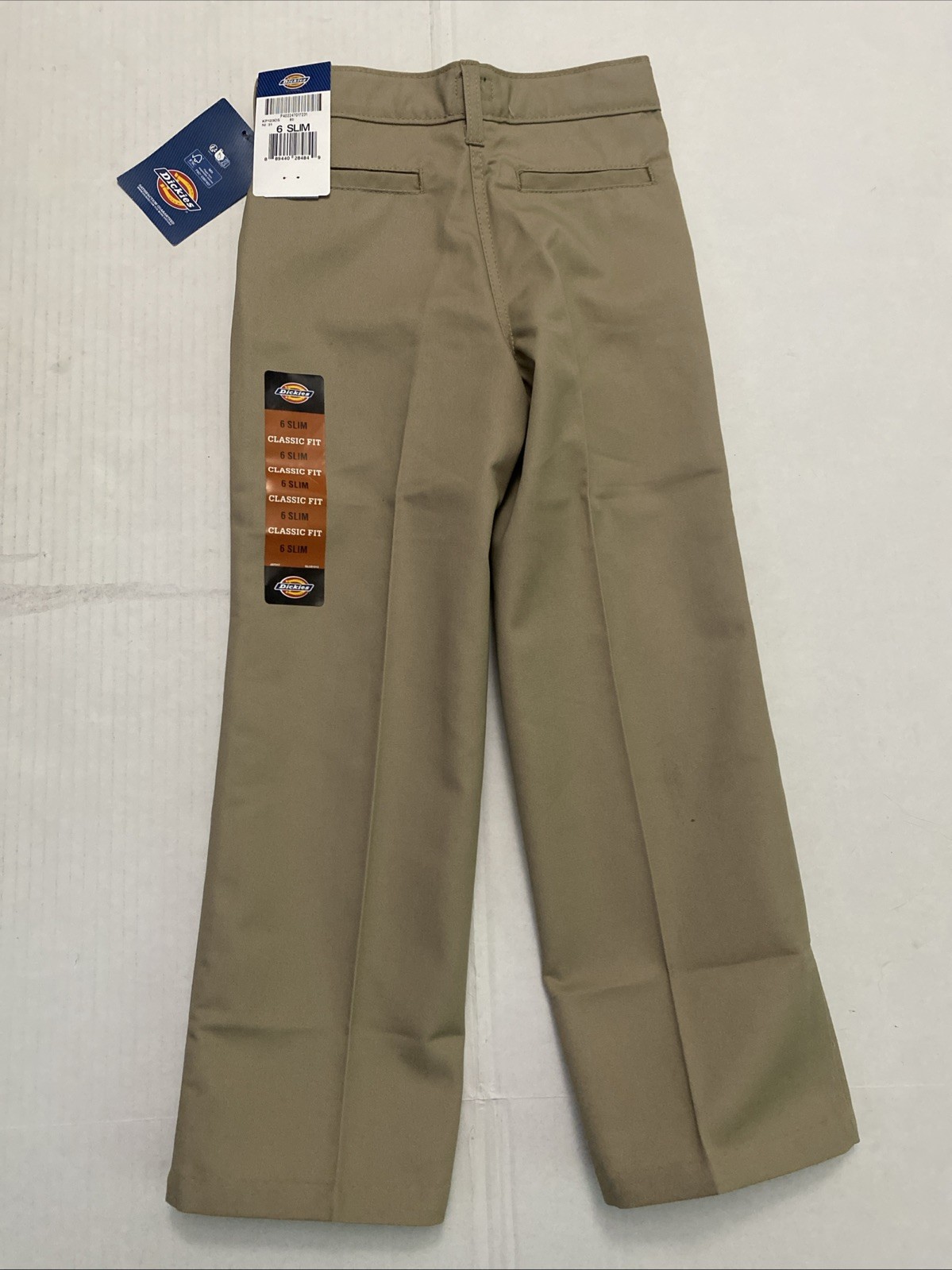 Dickies Boy’s Flat Front Pant Classic Fit Straight Leg Wrinkle Resistant