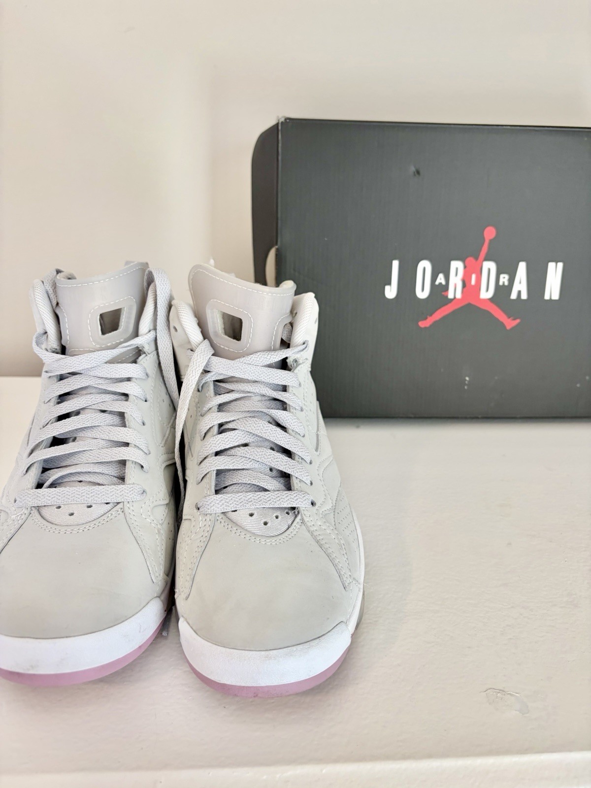 Jordan MVP Neutral Grey Orchid Women’s Mid Top Sneakers FB9019-001 2024