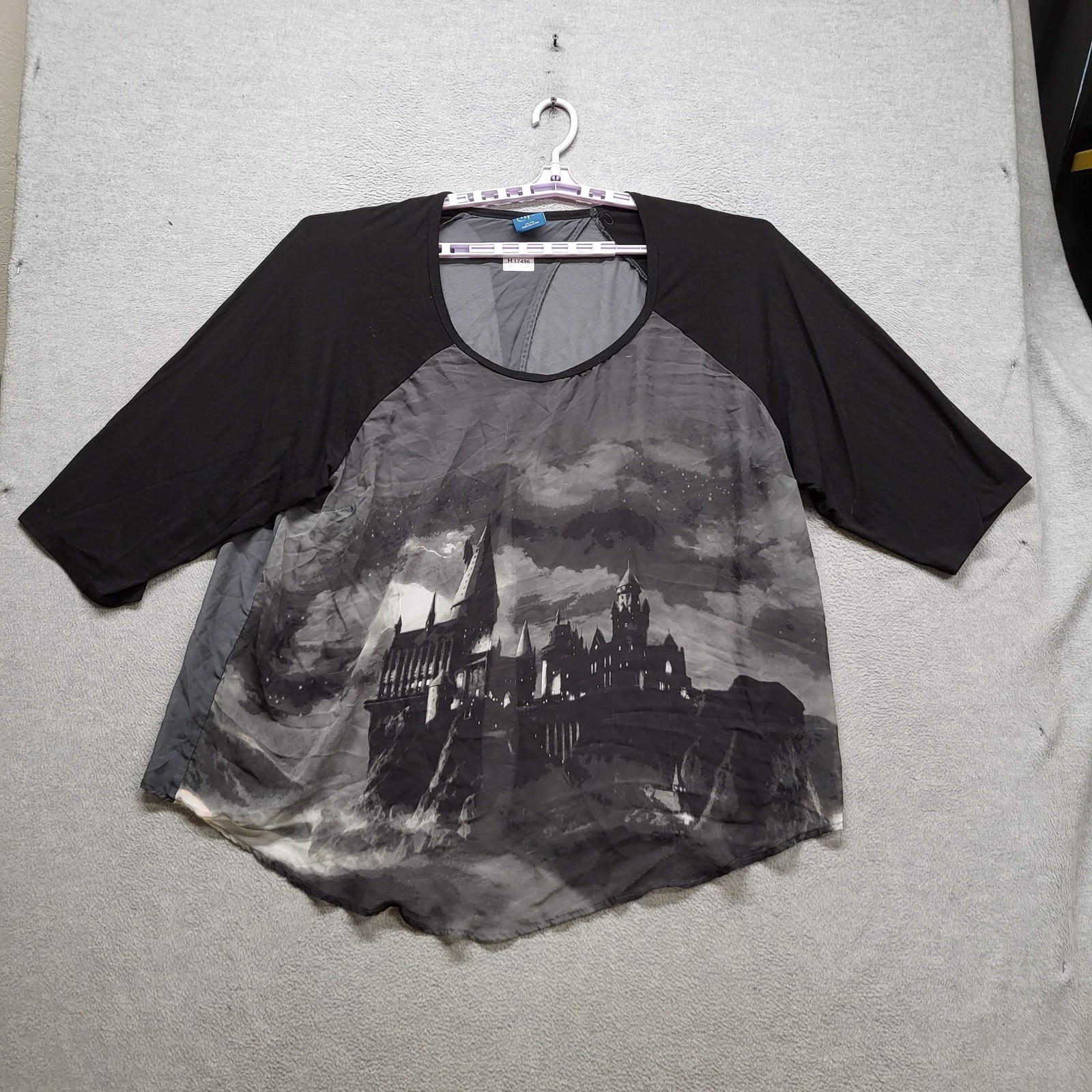 Torrid x Harry Potter Women Shirt 5 Black Graphic Print Crew Neck Pullover