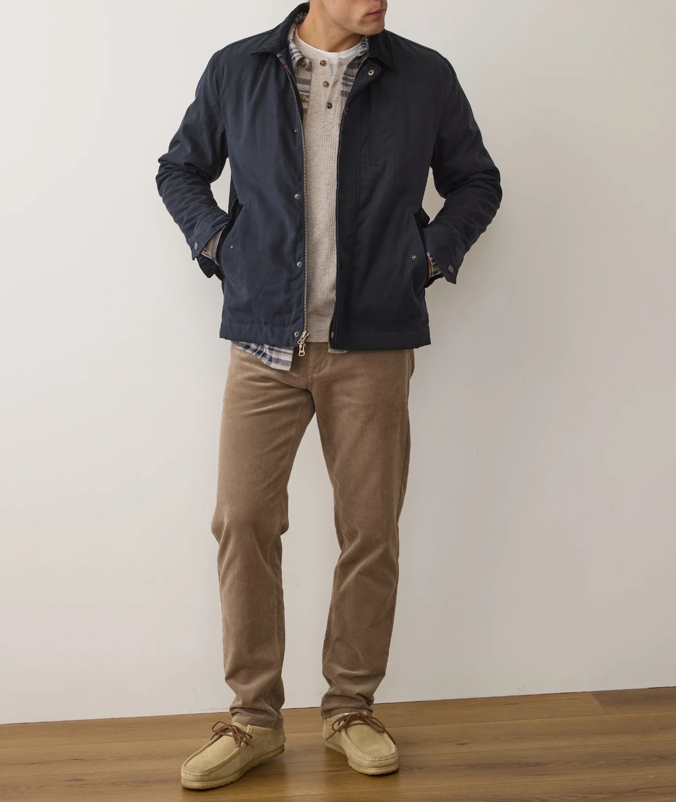 NEW Marine Layer Weston Wax Canvas Barn Jacket Retail $248 Multiple Size/Colors