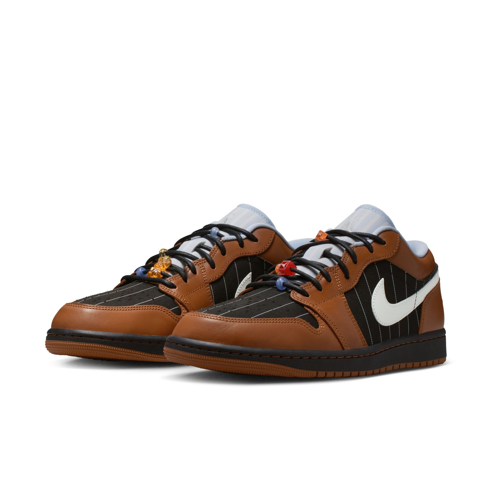 MENS AIR JORDAN 1 LOW SE BLACK/SAIL-BLACK-LT BRITISH TAN IR7560-010-SIZE 10