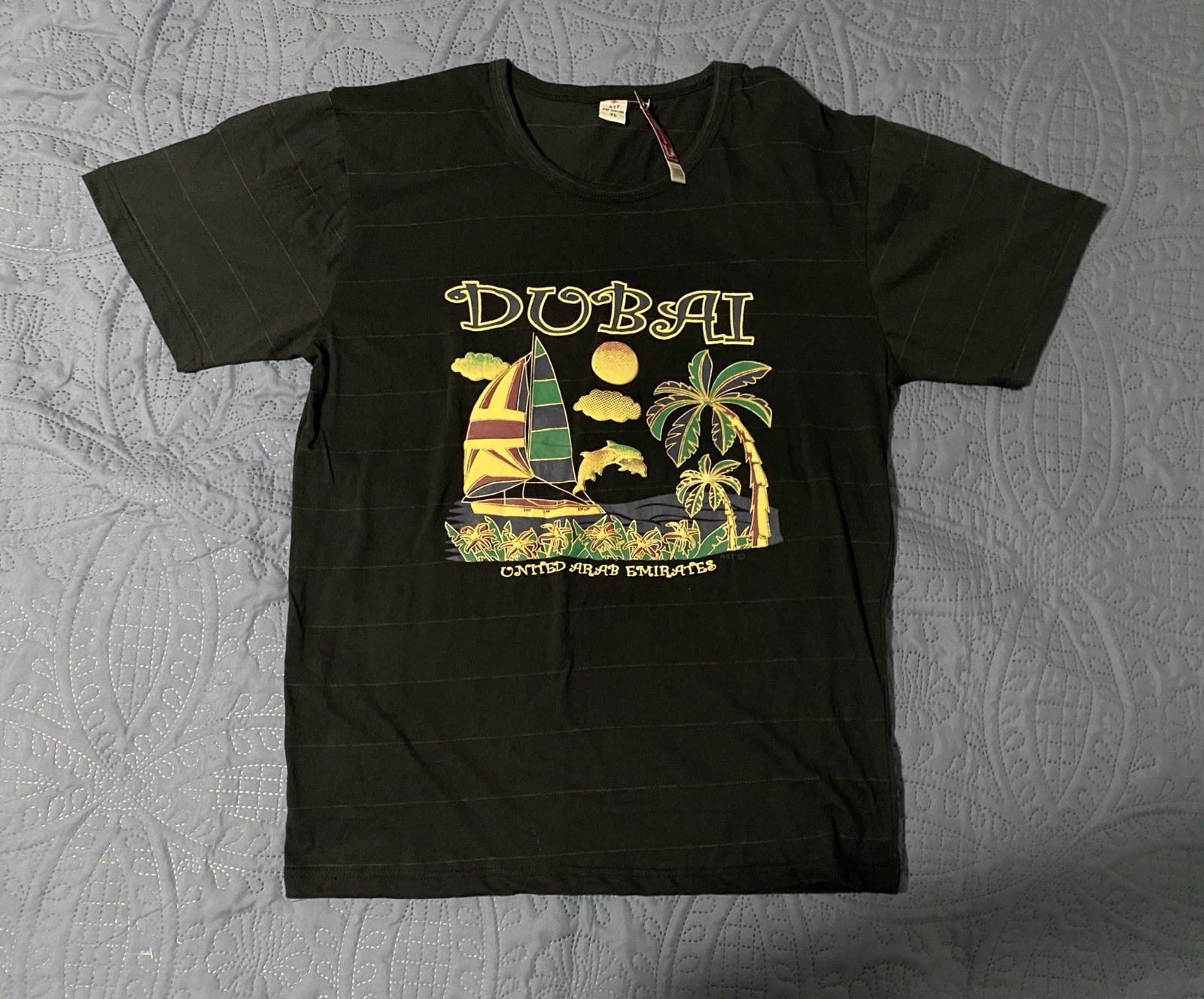 AST Dubai United Arab Emirates Black Pre-Shrunk Tshirt Size XL