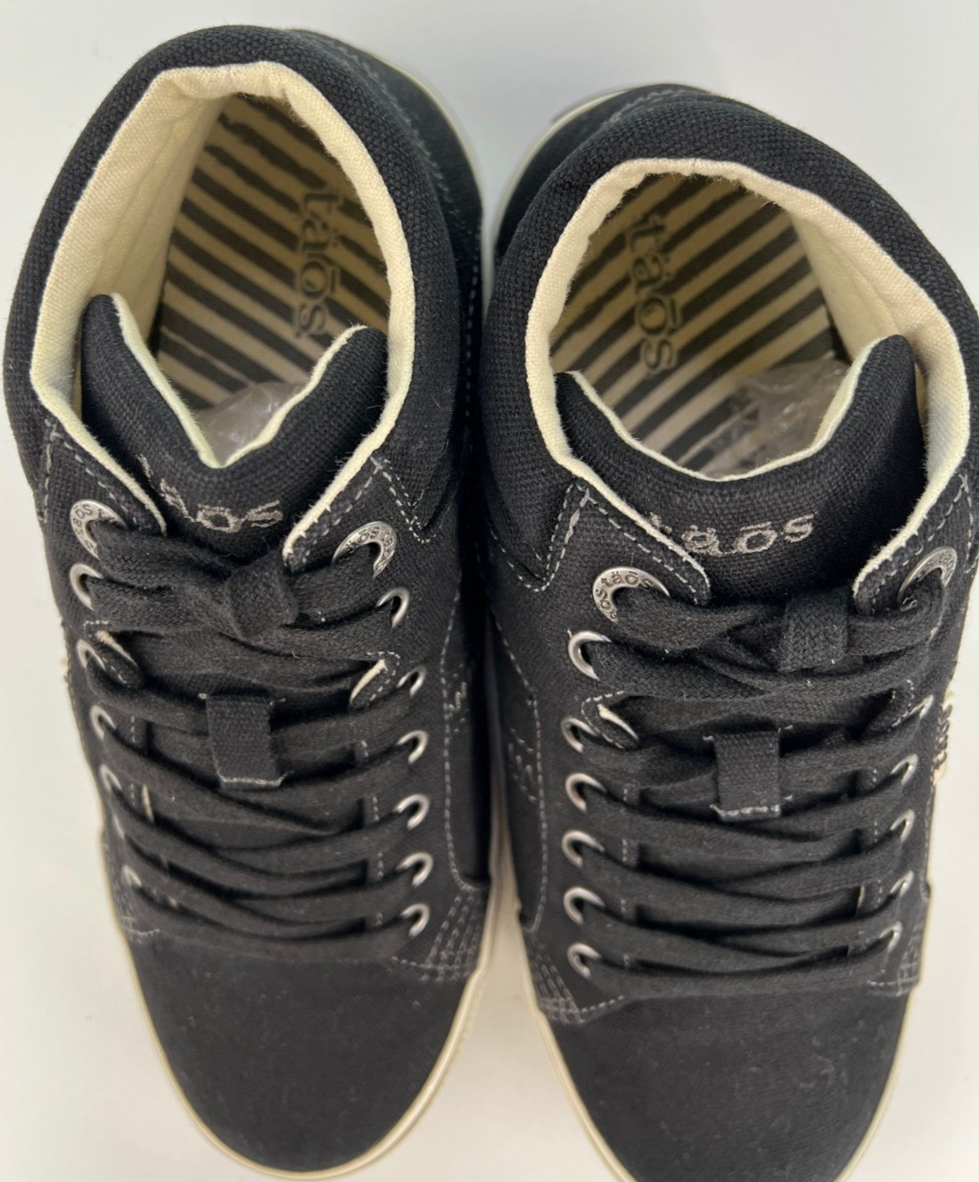 Taos Top Star Women’s High Top Sneakers Shoes Size 8 Canvas Black