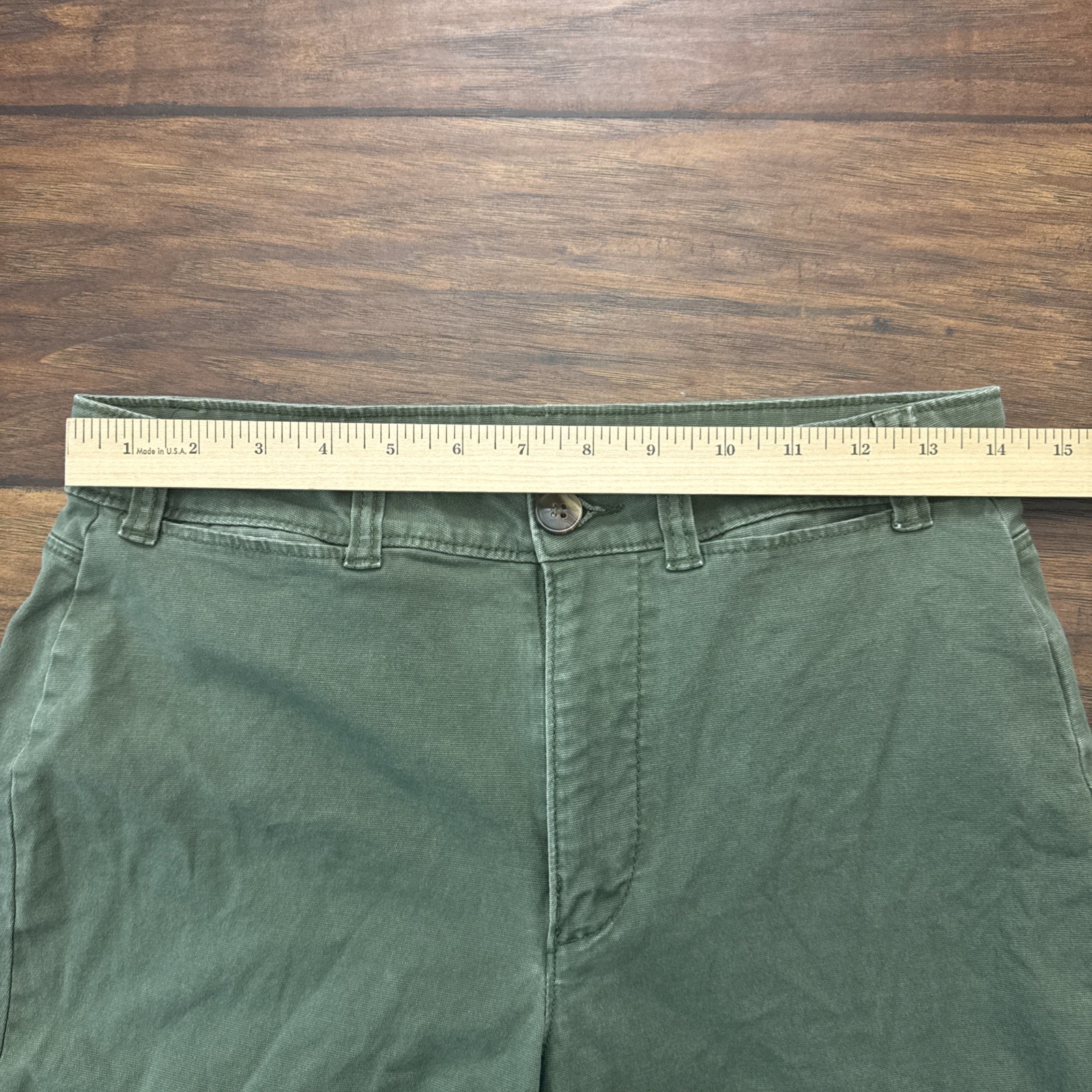 Old Navy Extra High-Rise Baggy Wide Leg Jeans Womens 4 Petite (28×25) Green