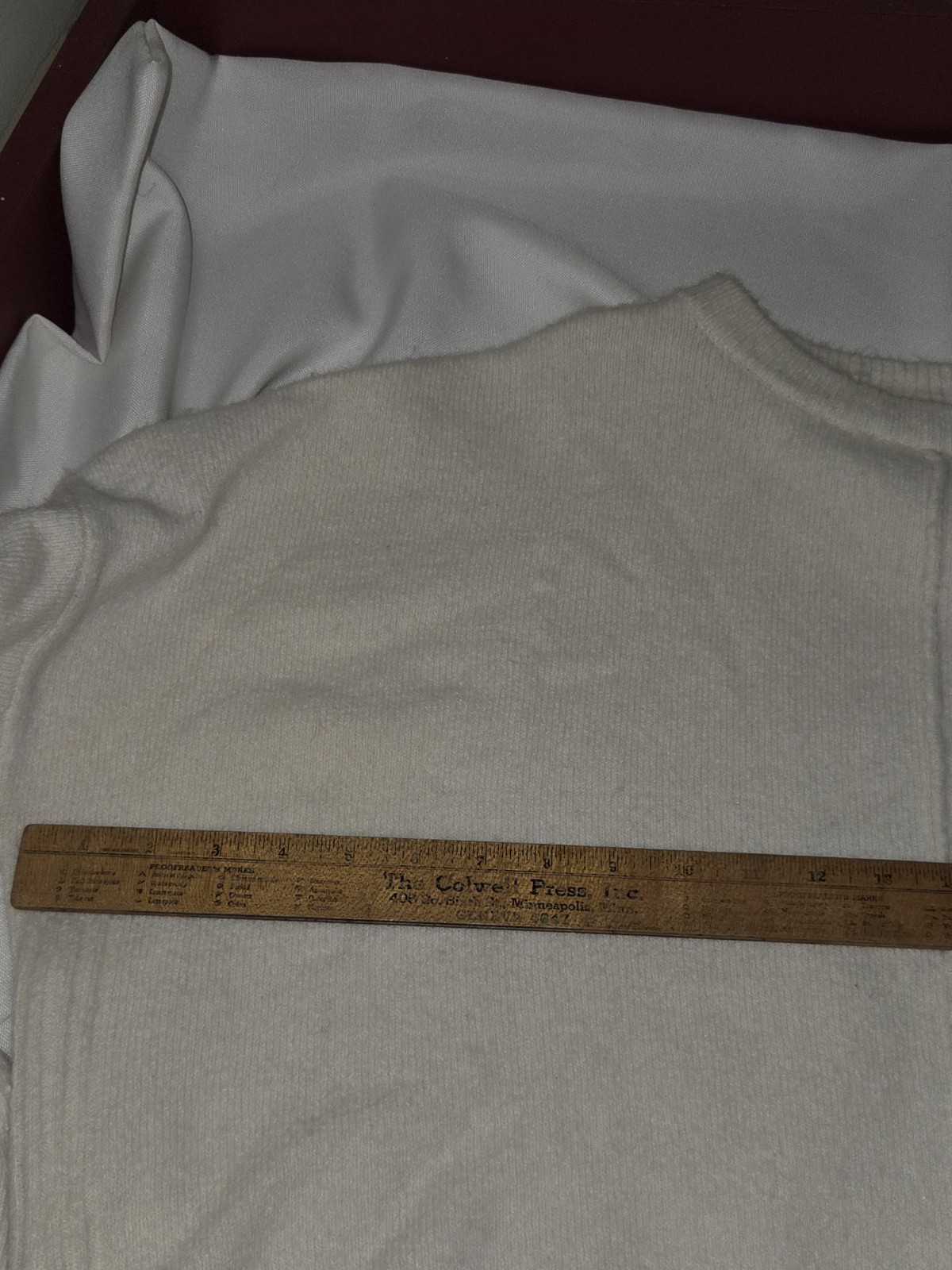 Top Shop Cream Color Long Sleeve Sweater with Zipper Sides Size Medium Pre Owned