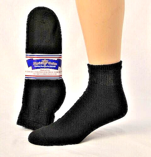 FREE SHIP 6 Pairs Womens Physicians Choice Diabetic Ankle Socks USA Made – Lot