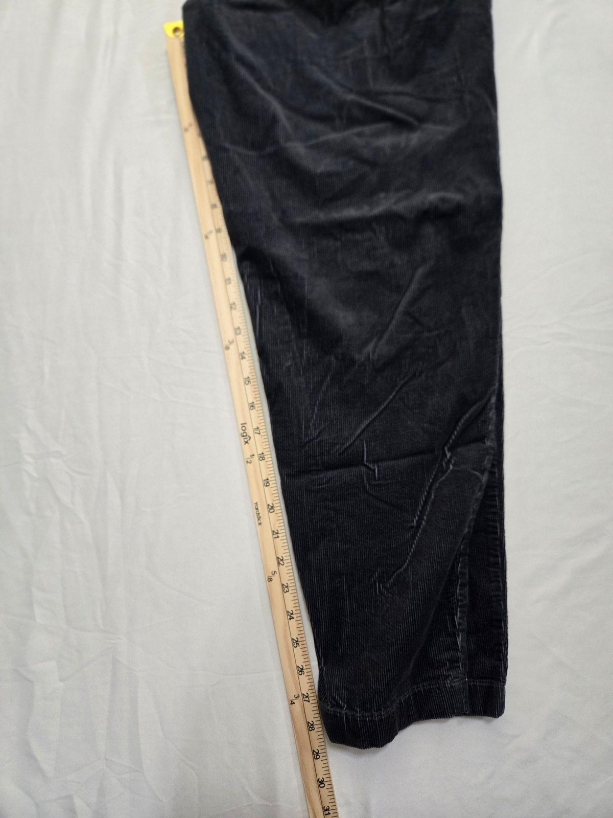 Bonobos Pants Mens L Gray Corduroy Jogger Elastic Drawstring 33×32 Casual