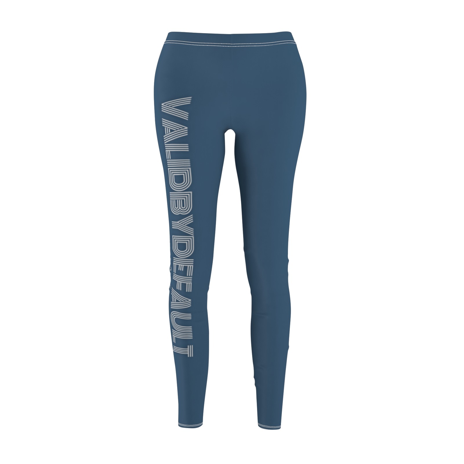 Valid By Default Legging- Slate Blue