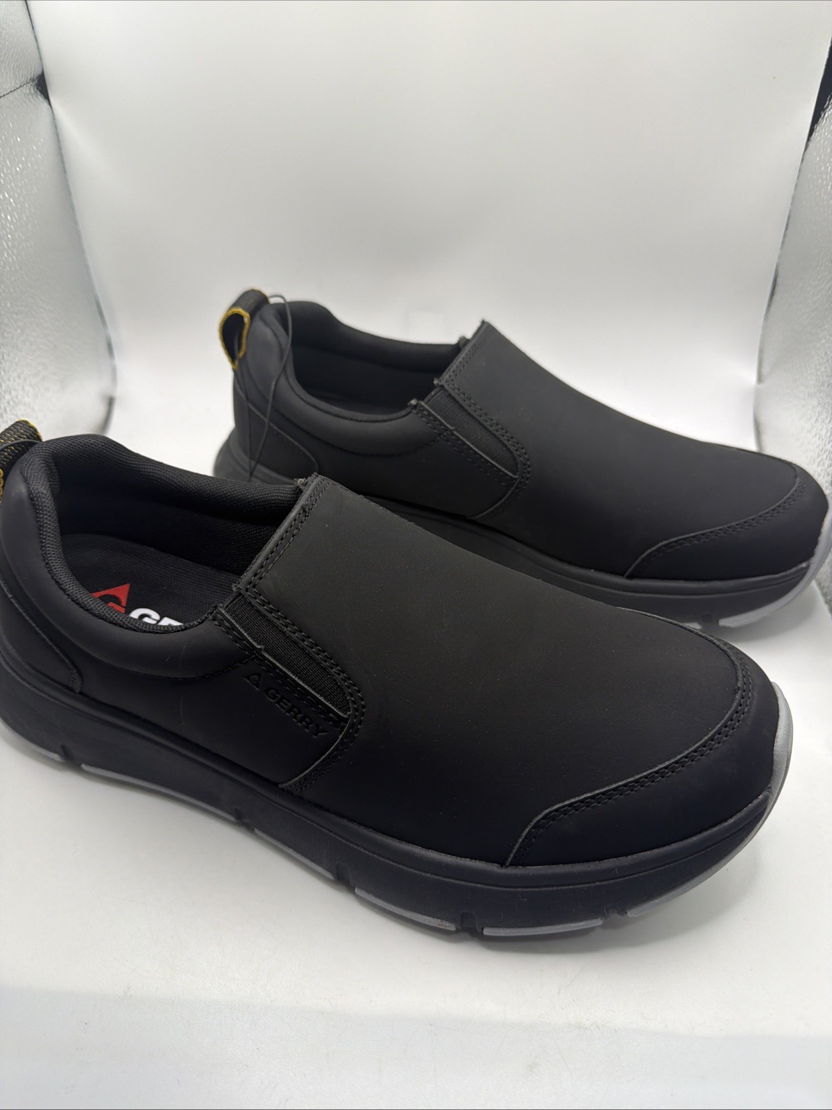 Gerry Moc II Slip-On Casual Shoes Men’s Black Flexible Lightweight Comfort – 10