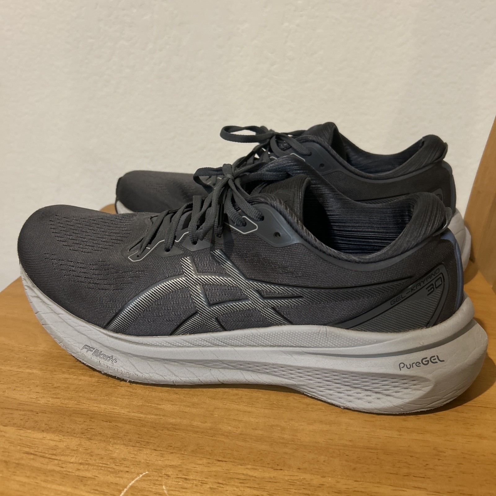 ASICS Men’s Gel Kayano 30 Carrier Grey/Piedmont Grey Size 11.5 US Running Shoes