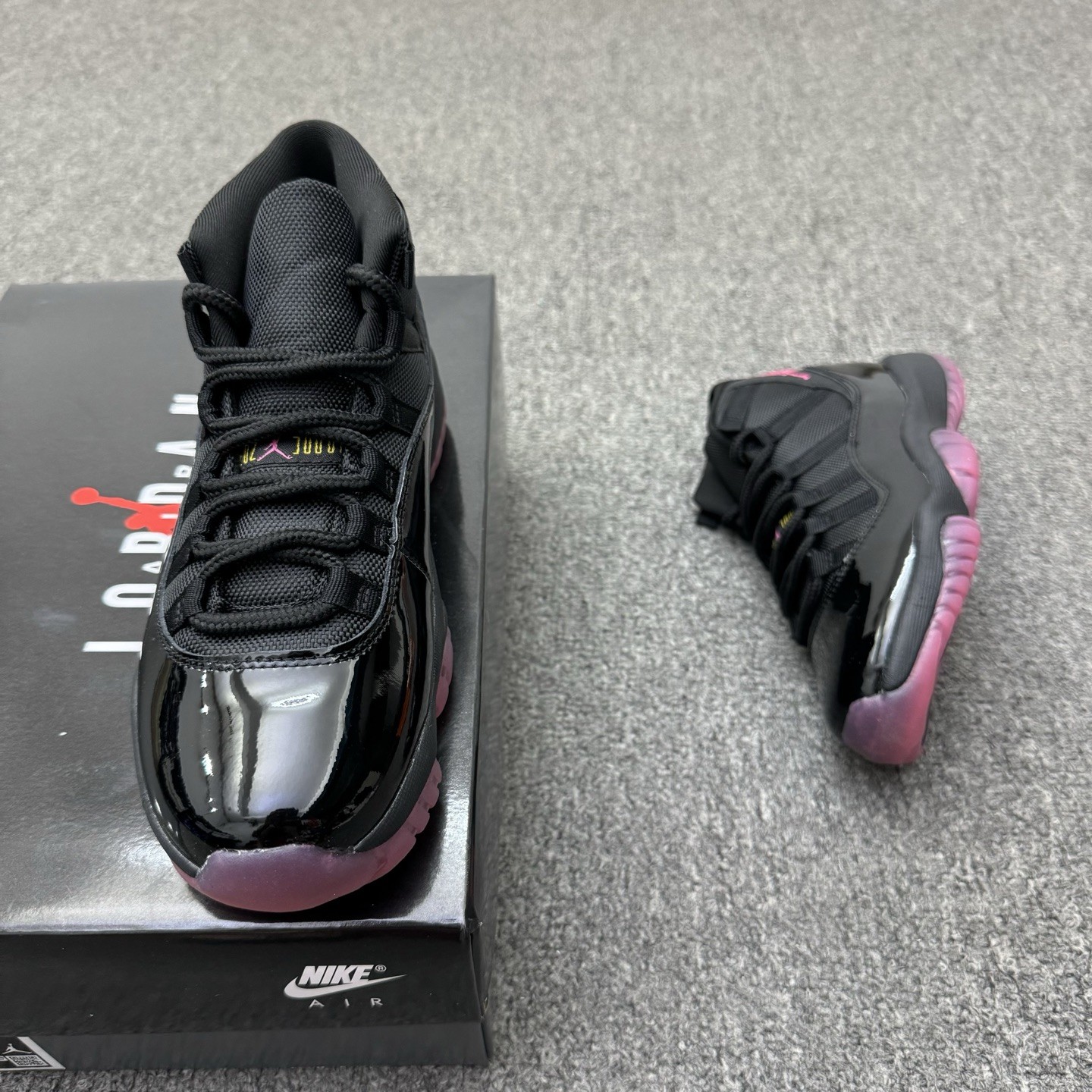 With Box New AJ 11 Retro Pink Black Men’s Shoes Size US 4-13 CT8012-500