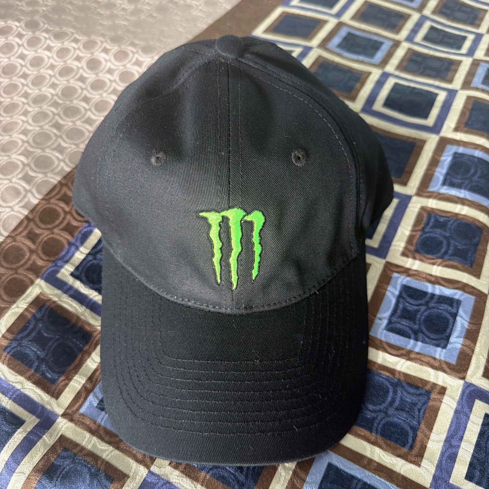Monster Energy Hat Cap Mens Black Dad Hat