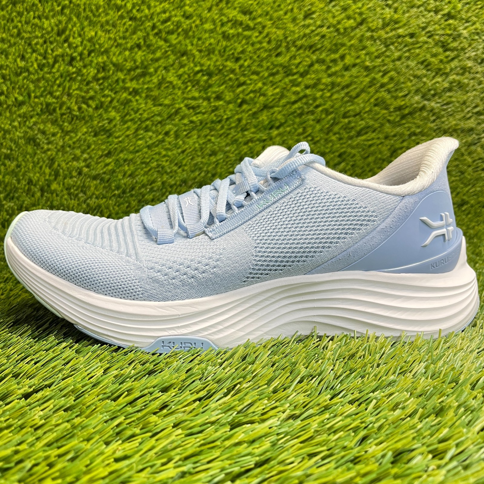 Kuru Atom 2 Womens Size 10D Blue White Athletic Running Walking Shoes Sneakers