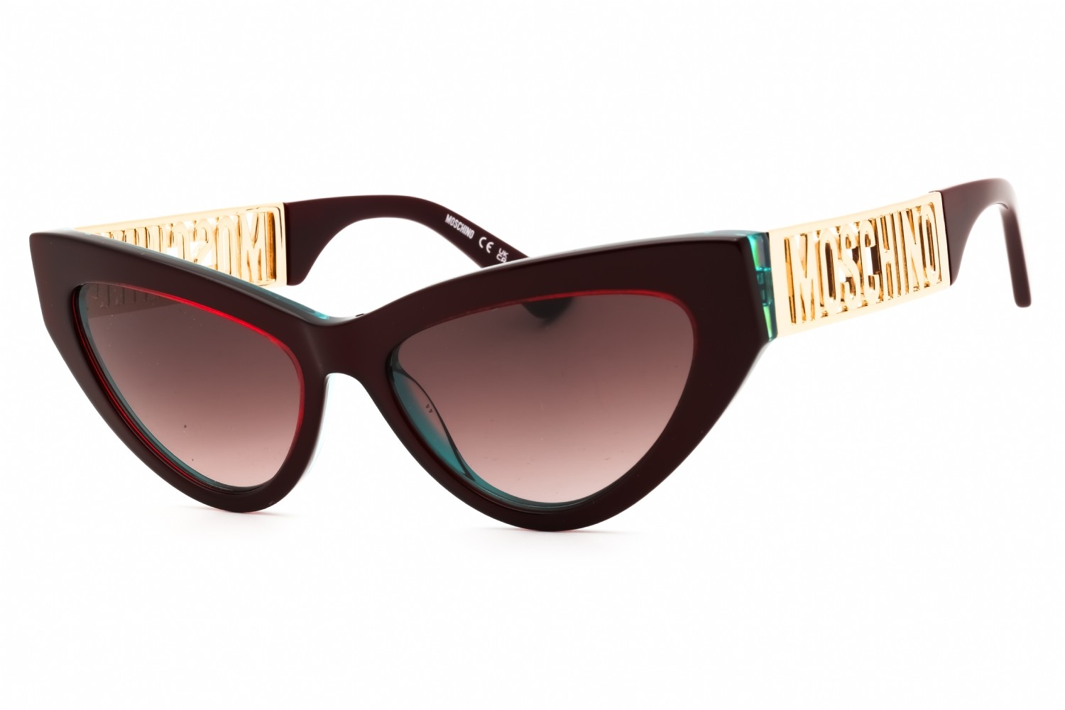 MOSCHINO MOS170-B17-55 Sunglasses Frame Size 55mm 140mm 17mm BURGUNDY Women