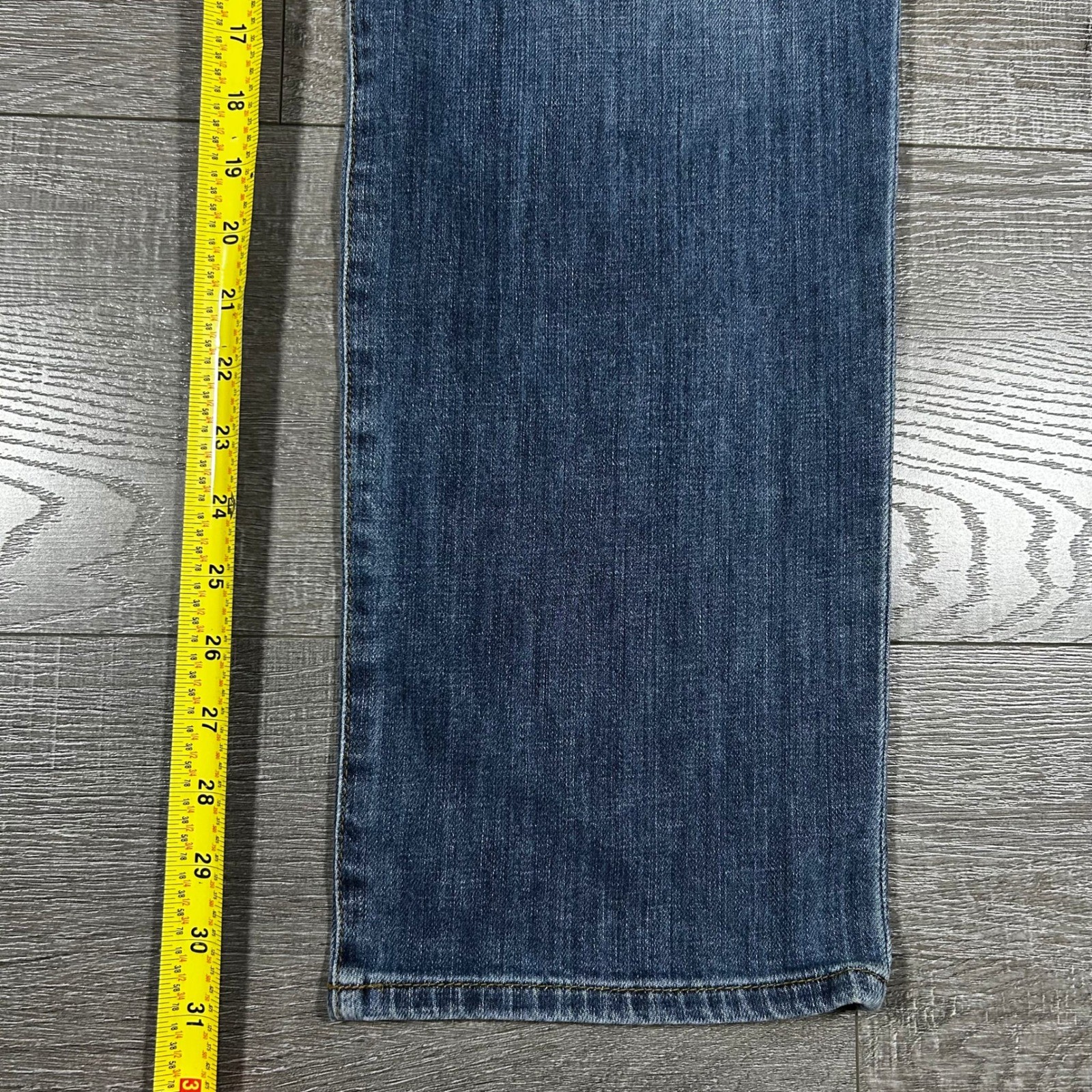 Joe’s Jeans The Brixton Nate Straight Narrow Blue Denim Pants CRJNA8225I Mens 36