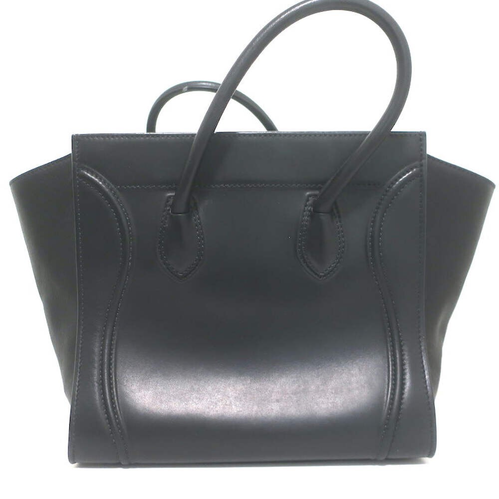Celine Medium Phantom Luggage Tote Black Calfskin Leather