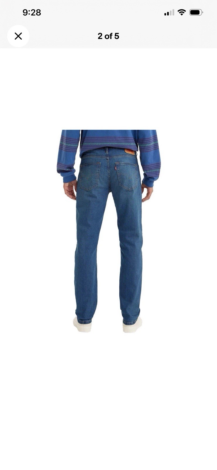Levi’s Men’s 511 Slim Fit Jeans 30W X 29L Sits Below Waist Slim Throughout