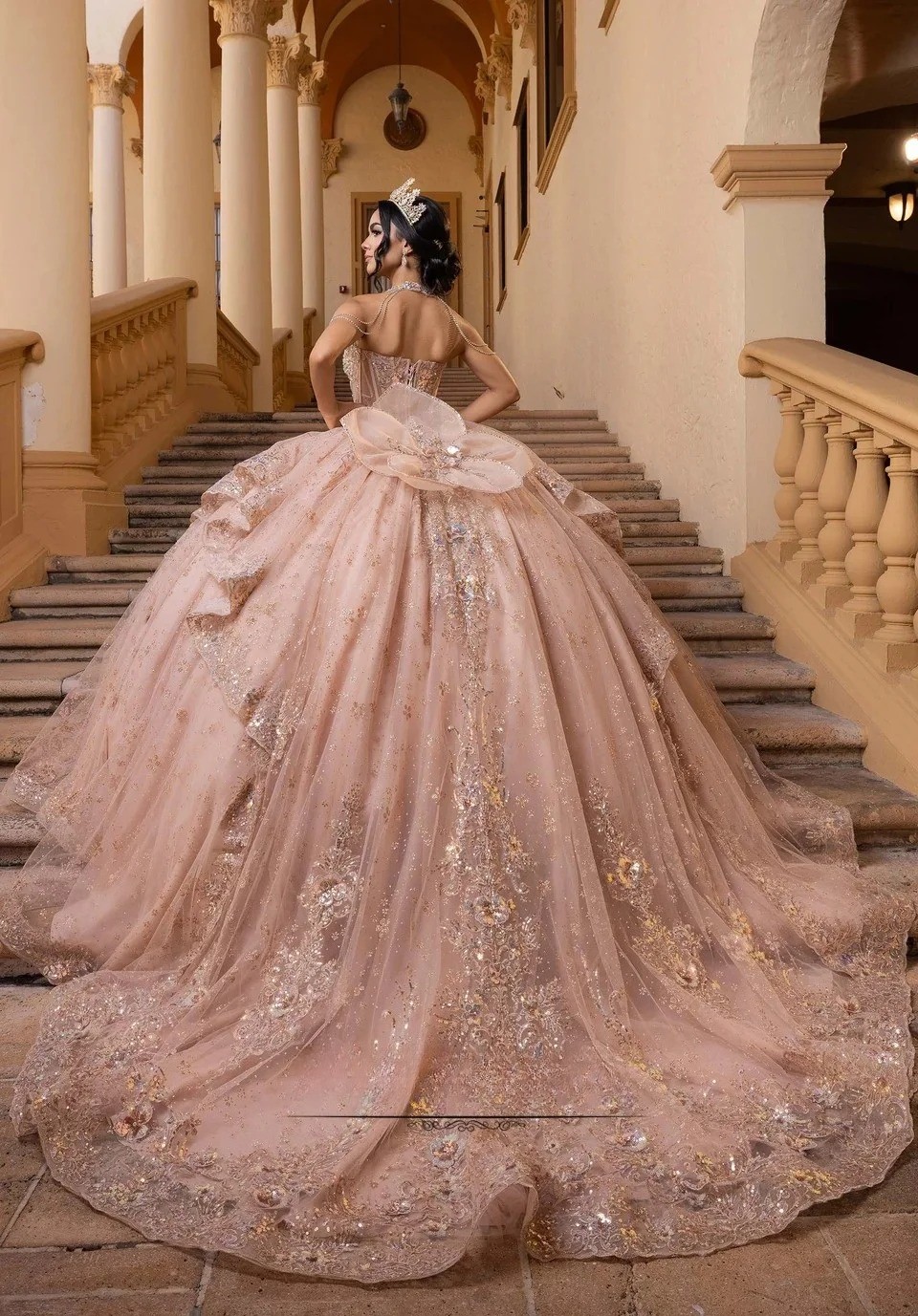 Gorgeous Ball Gown Quinceanera Dresses Bow Sweetheart Lace up Applique Sweet 16