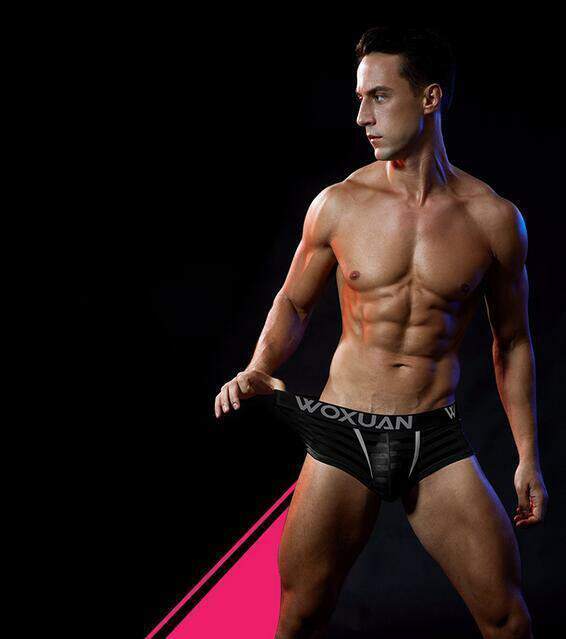 Men’s Sexy Underwear Transparent Underpants Boxers Mesh Shorts Pouch Briefs