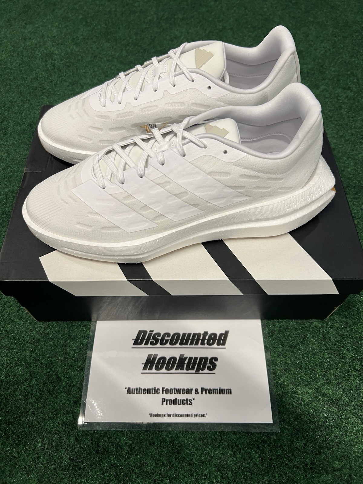 Adidas Flowboost Cloud White Gum Mens Size 11.5 JR5505 NWB Light Boost