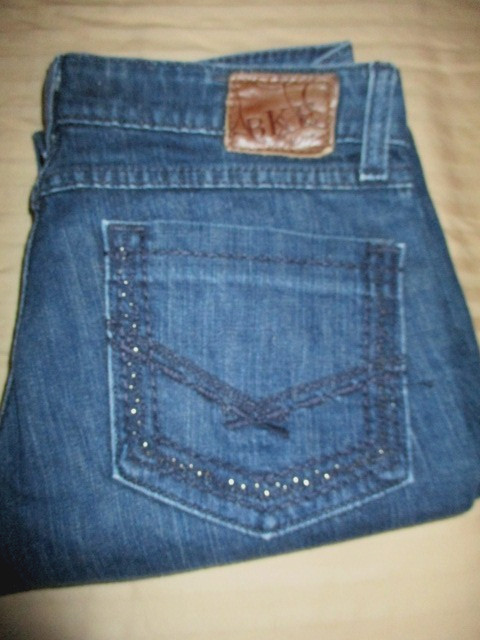 Buckle BKE Jeans SZ 27×31.5″ (Fits 28X31.5)Skinny Brooke Stretch Blue Denim EUC