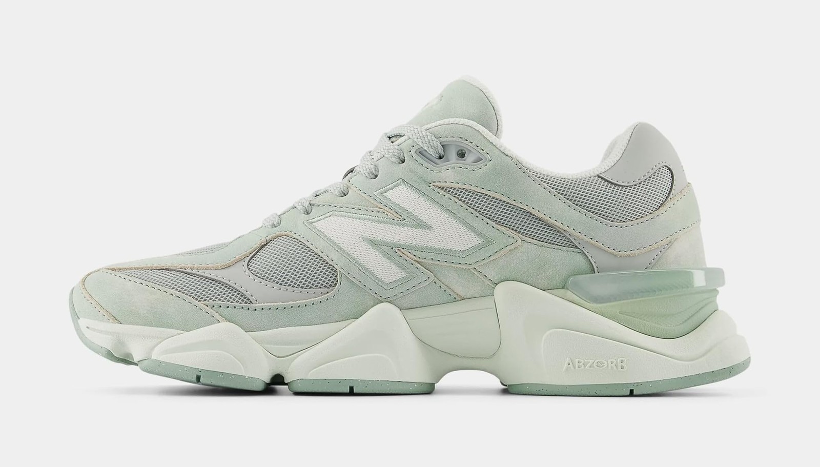 New Balance 9060 Shoes – Mosaic Green/Sea Salt – Mosaic Green/Sea Salt – 10