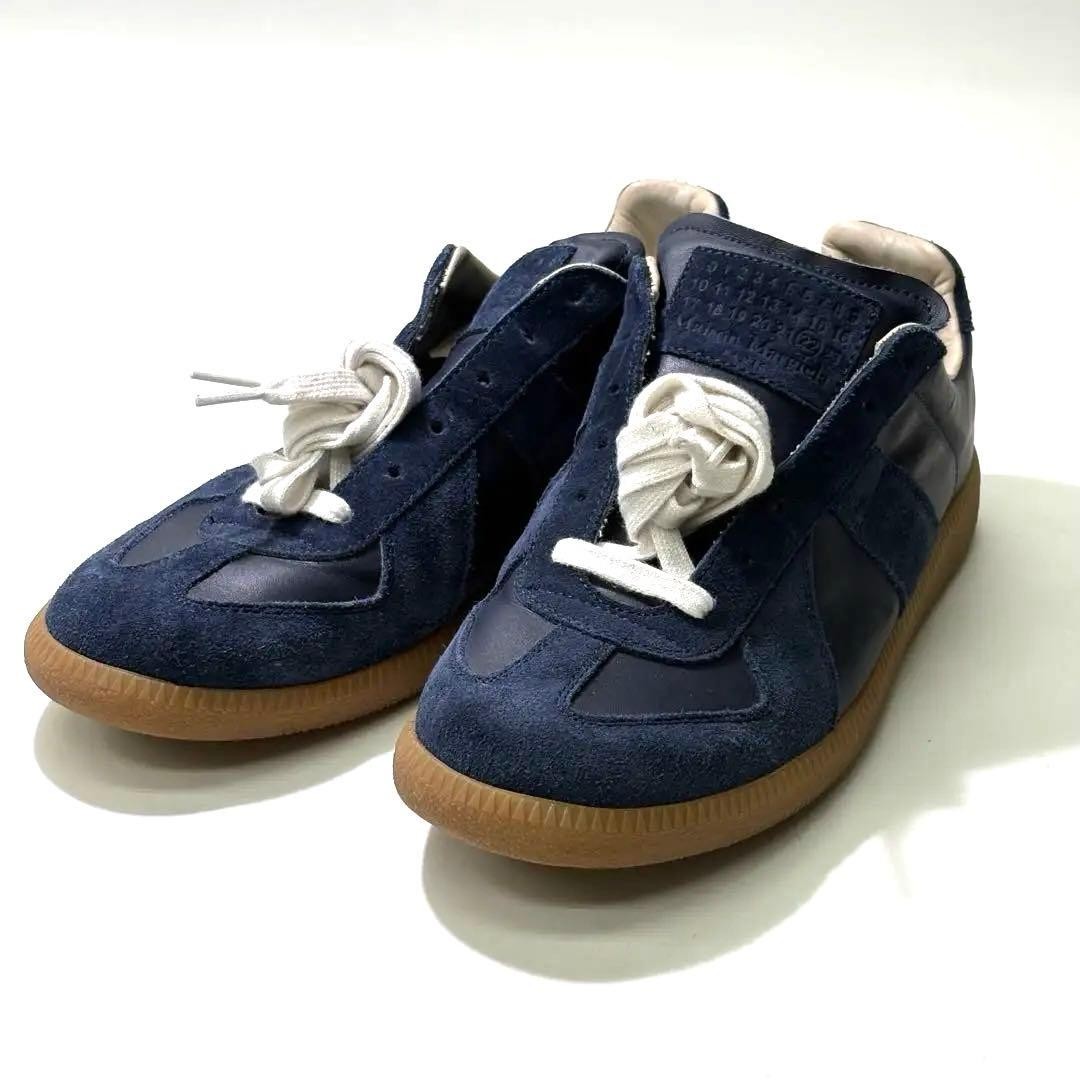 Men 7.0US Maison Margiela 40 25Cm German Sneakers Navy