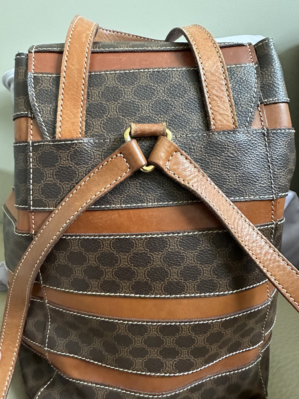Authentic Celine Macadam Monogram Backpack