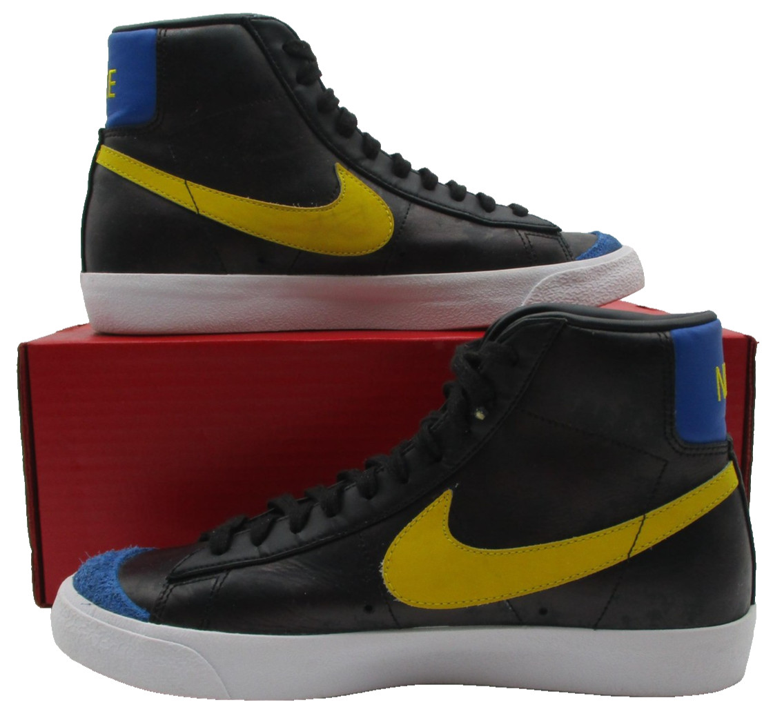Nike Blazer Mid ’77 Peace Love Basketball Shoes Mens 8.5 Black DC1414-001 (1U6)