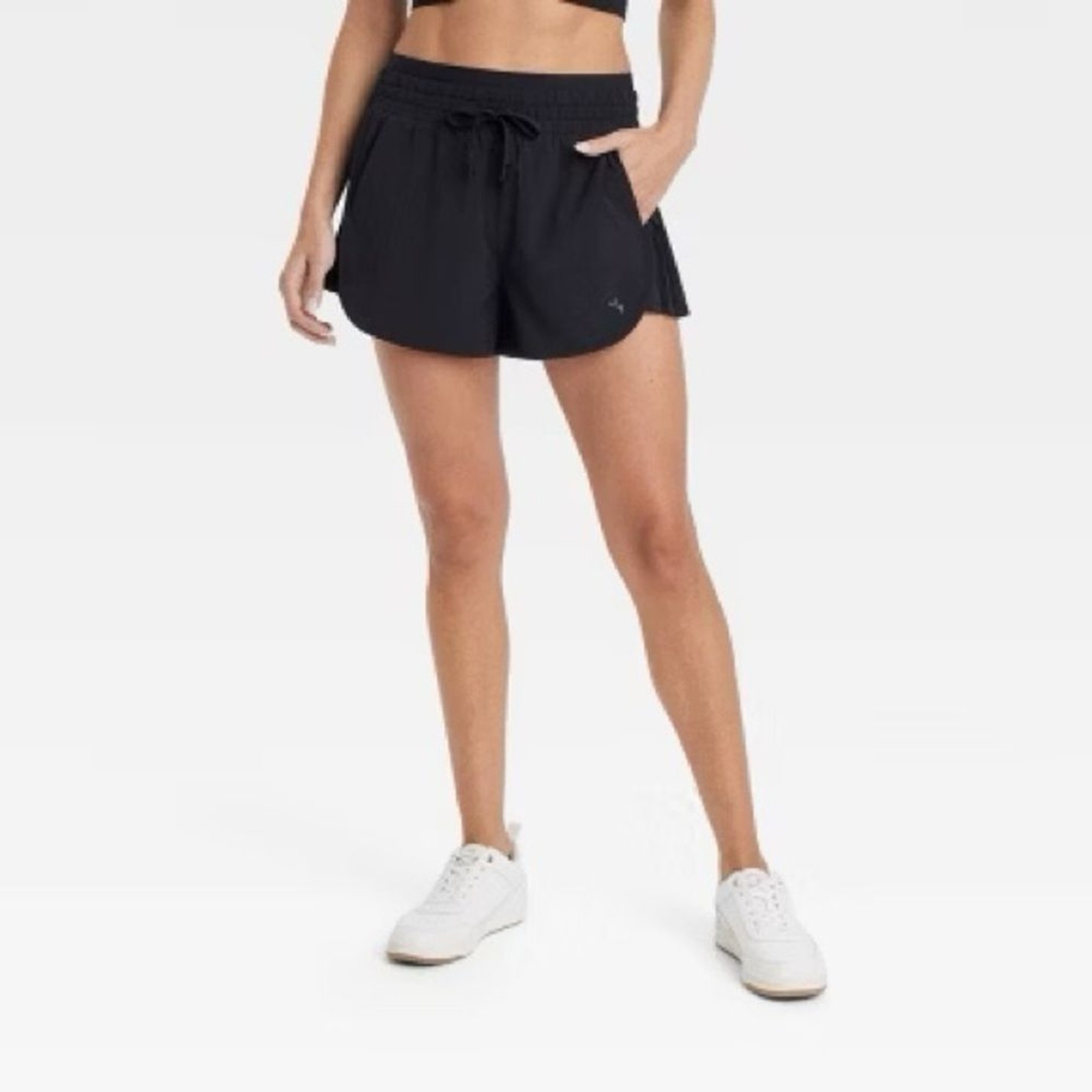 JOY LAB Shorts Xsmall black green 2 pairs Highrise Pleated Side