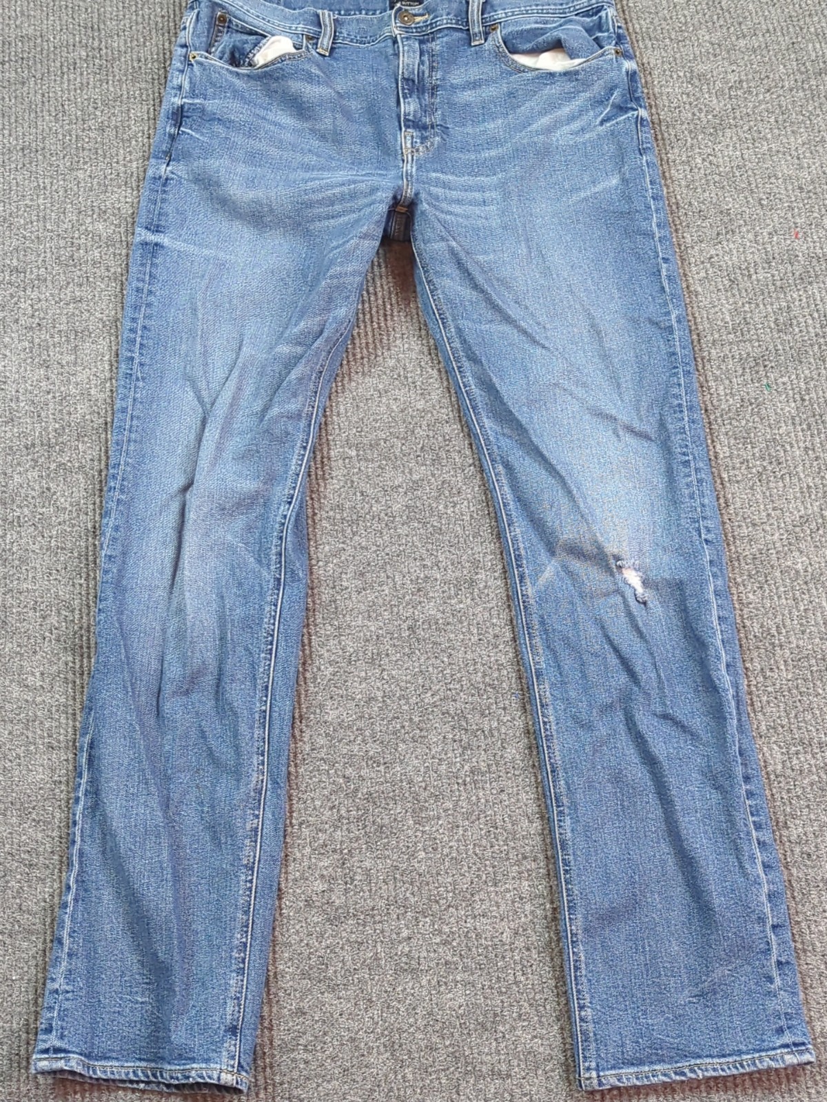 J Crew Jeans Men 34×34 Blue Straight The Sutton Denim Cotton