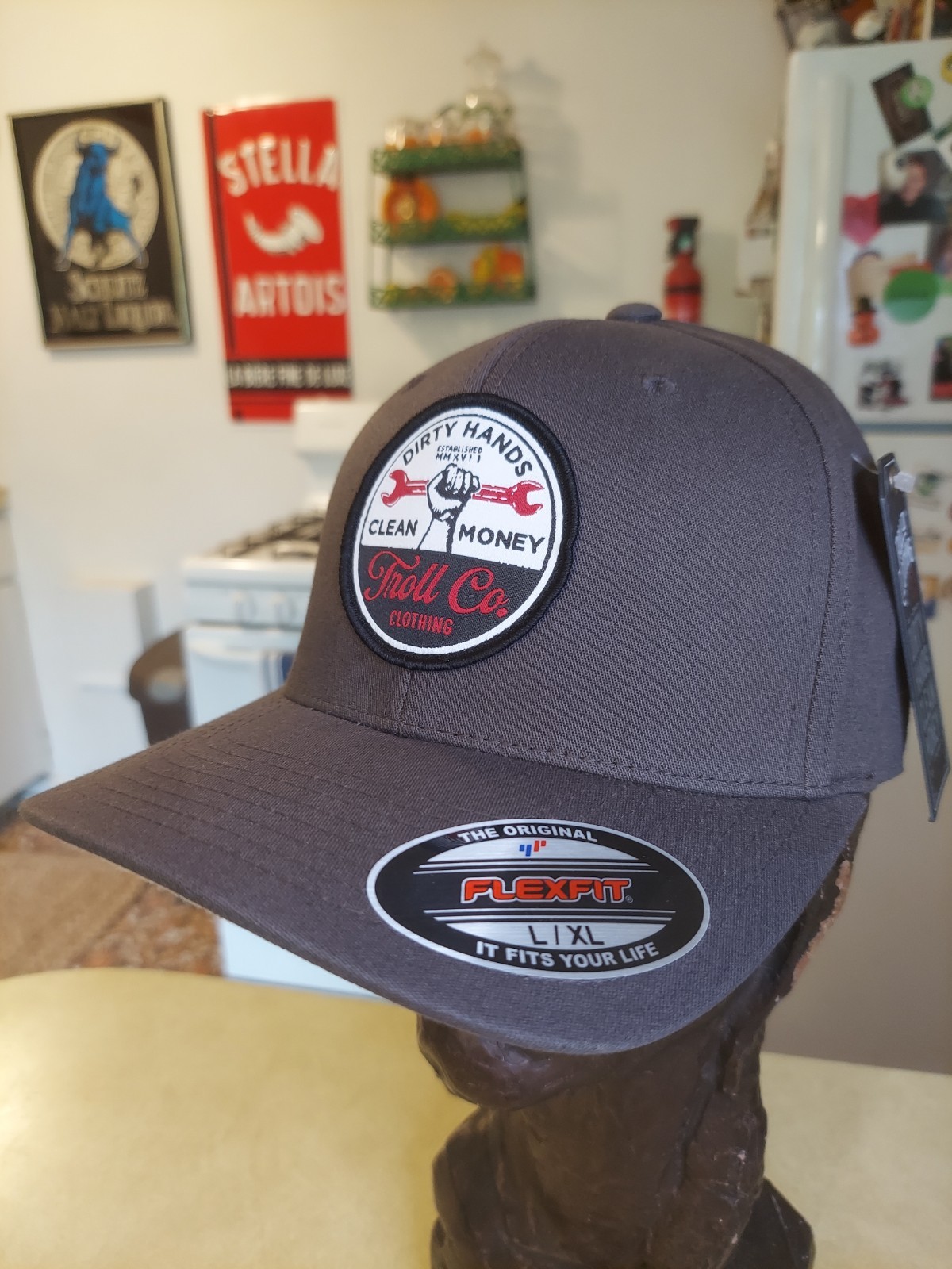 Dirty Hands Clean Money Mr Fix It Troll Co Snapback Ball Cap Plumber Mechanic