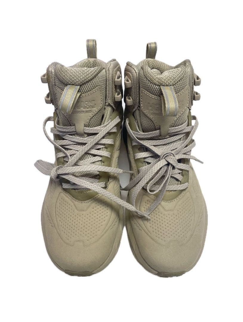 HOKA GORE TEX Beige High Cut Sneakers 25cm