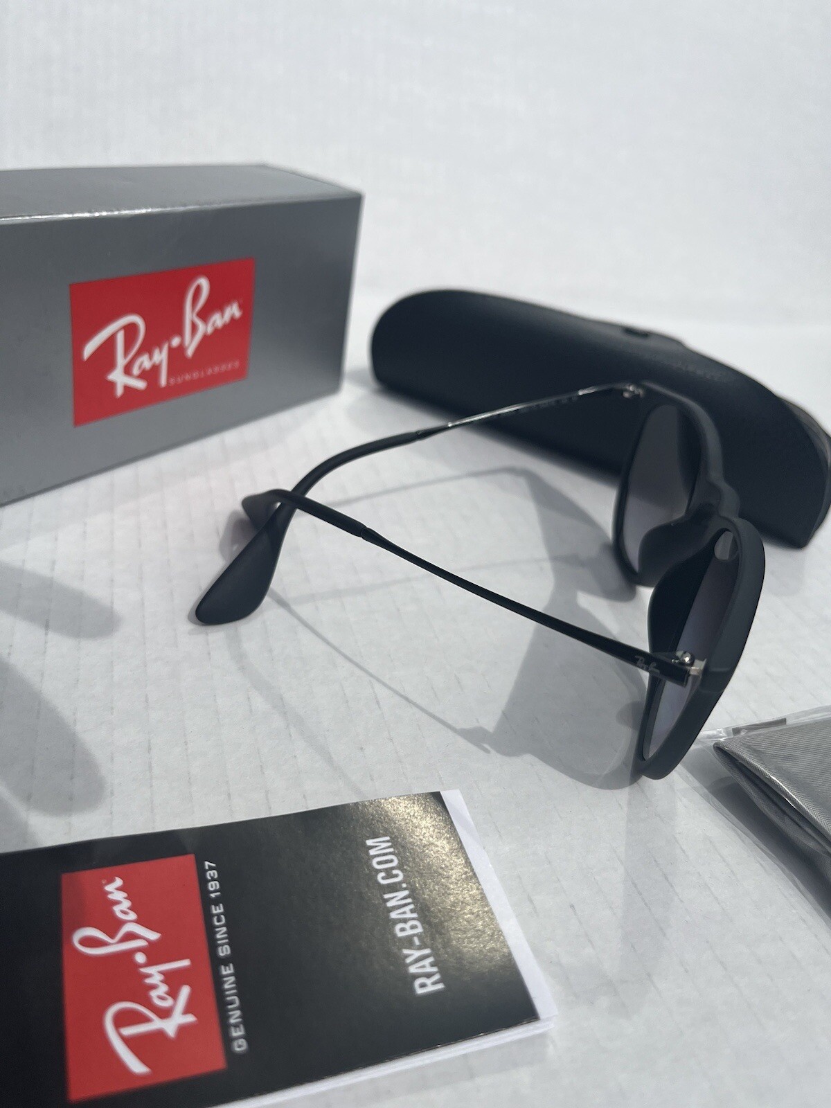 Ray-Ban Erika RB4171 Matte Black/ 54mm Grey Gradient Polarized Sunglasses