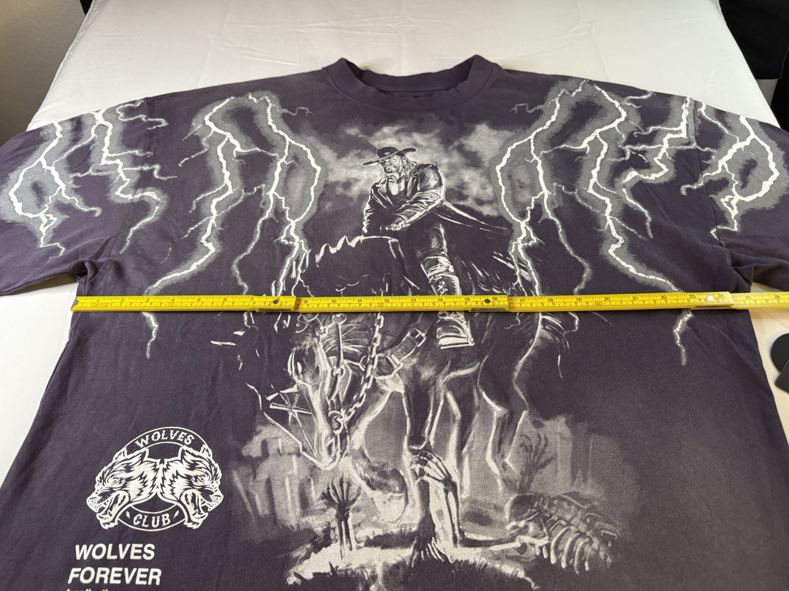 NWT WWE Undertaker Wolves Forever DARC Sport XL Purple Graphic Tee Limited