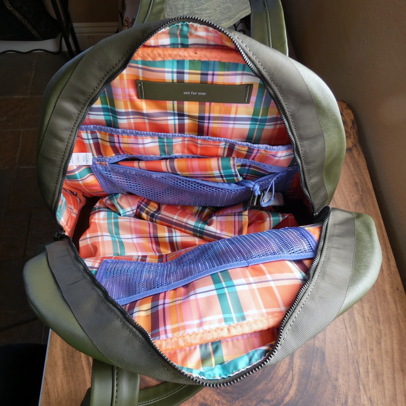 NWT Lululemon Om For All Bag In Fatigue Green