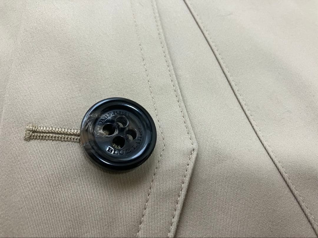 Burberry Blue Label Trench Coat with Liner Check 38