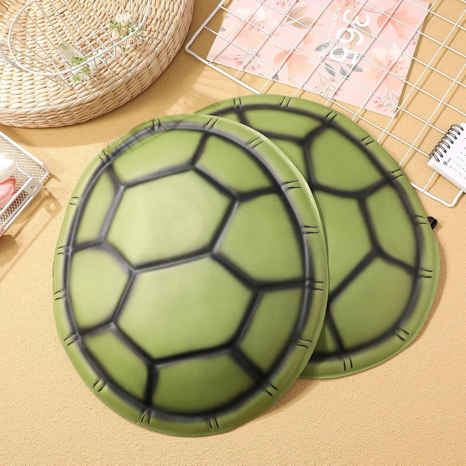 5pcs Turtle Shell Costumes ,Soft Halloween Turtle Shell Costume EVA Party Favor)