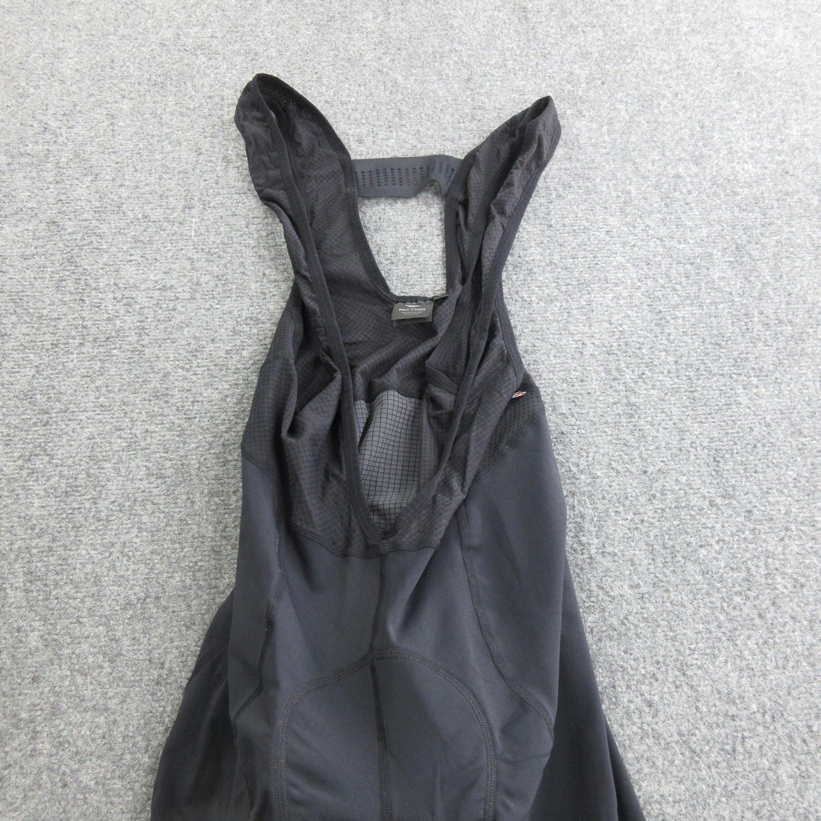 Pactimo Bib Shorts Mens Large Black Cycling Mesh Padded 10 Inseam Biker Road