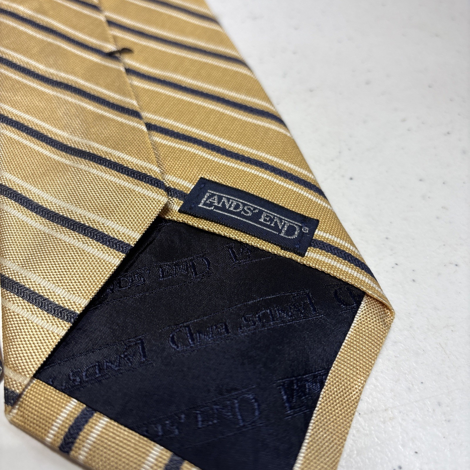 Set Of 4 Made in USA! Lands’ End, All Silk Men’s Ties Lot of 4 Different Colors
