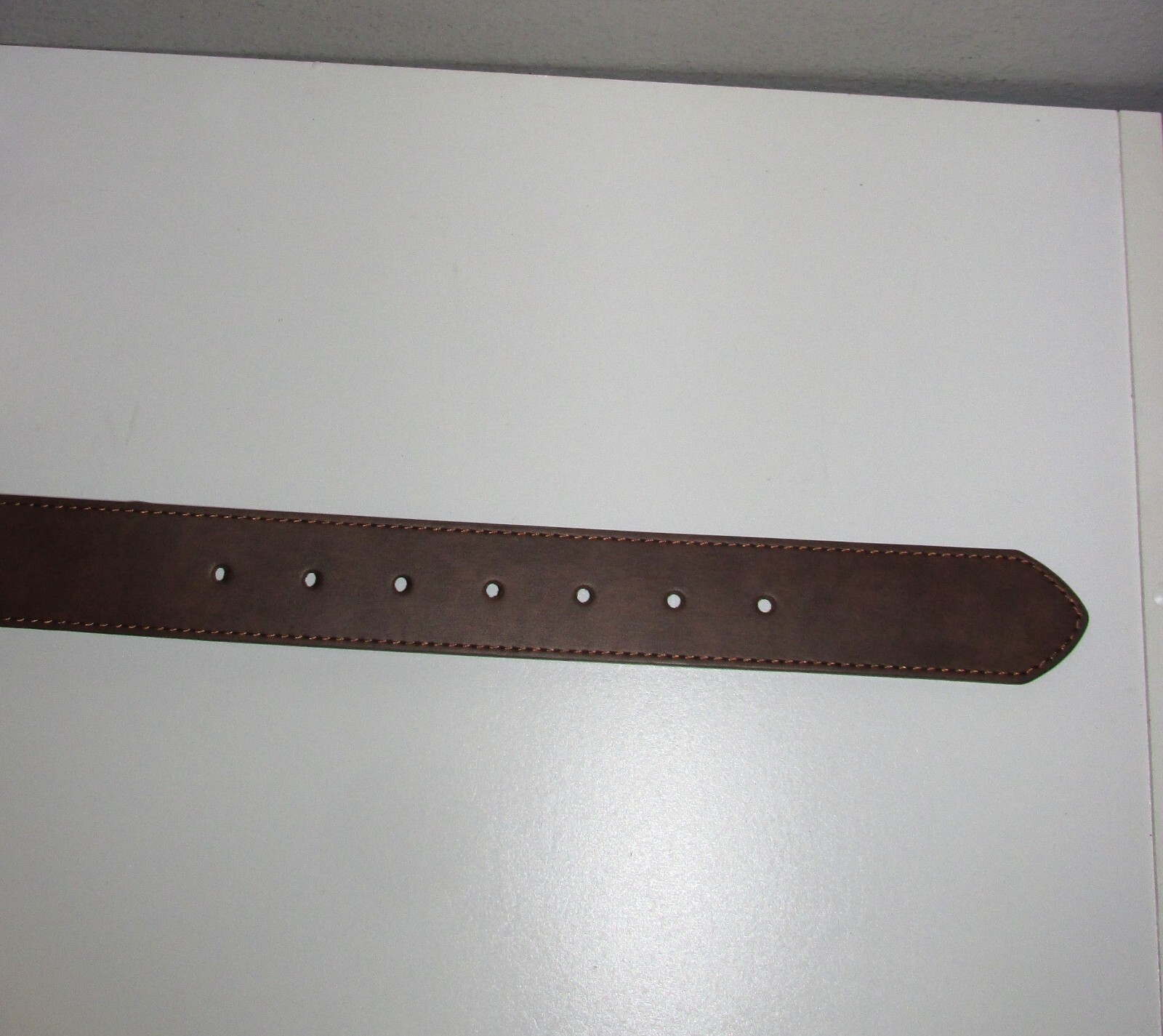 Mens 38mm Brown Leather Belt (Size 44) BRAND NEW W TAGS