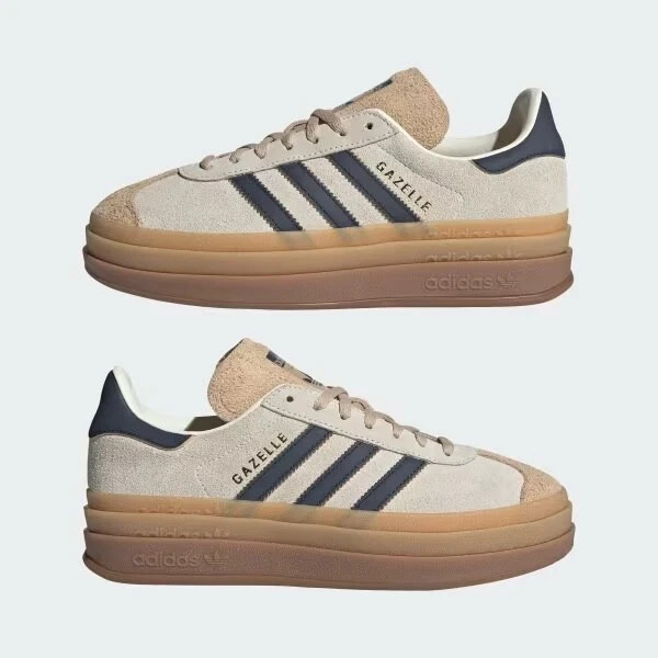 SIZE 9.5 WOMENS – NEW Adidas Women’s Gazelle ‘Cream Black Gum’ – JS3892