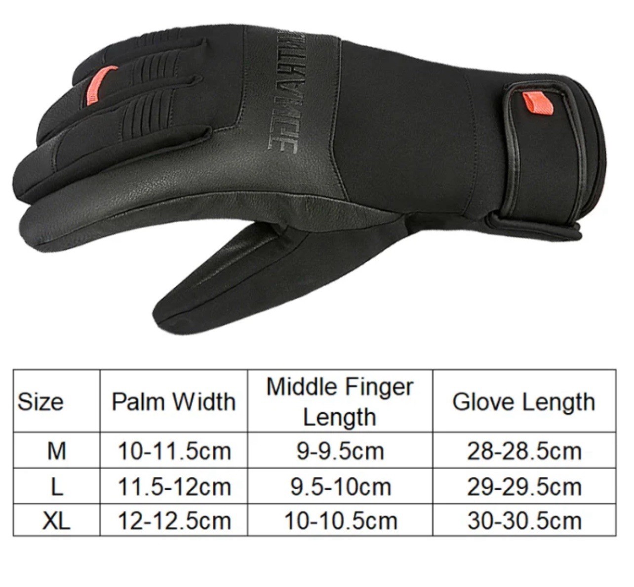 Huntrange Waterproof Gloves Mens Size Large. See Sizing Chart In Pictures.