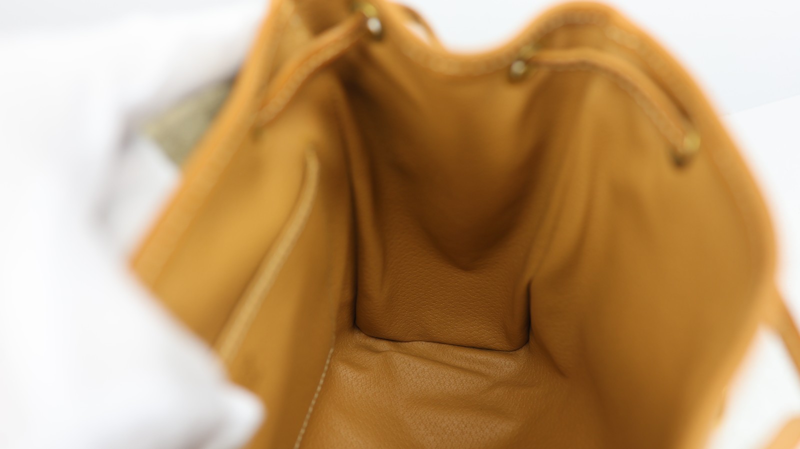 Rare Auth CELINE Vintage Beige Macadam Canvas Backpack – Monogram Rucksack Purse