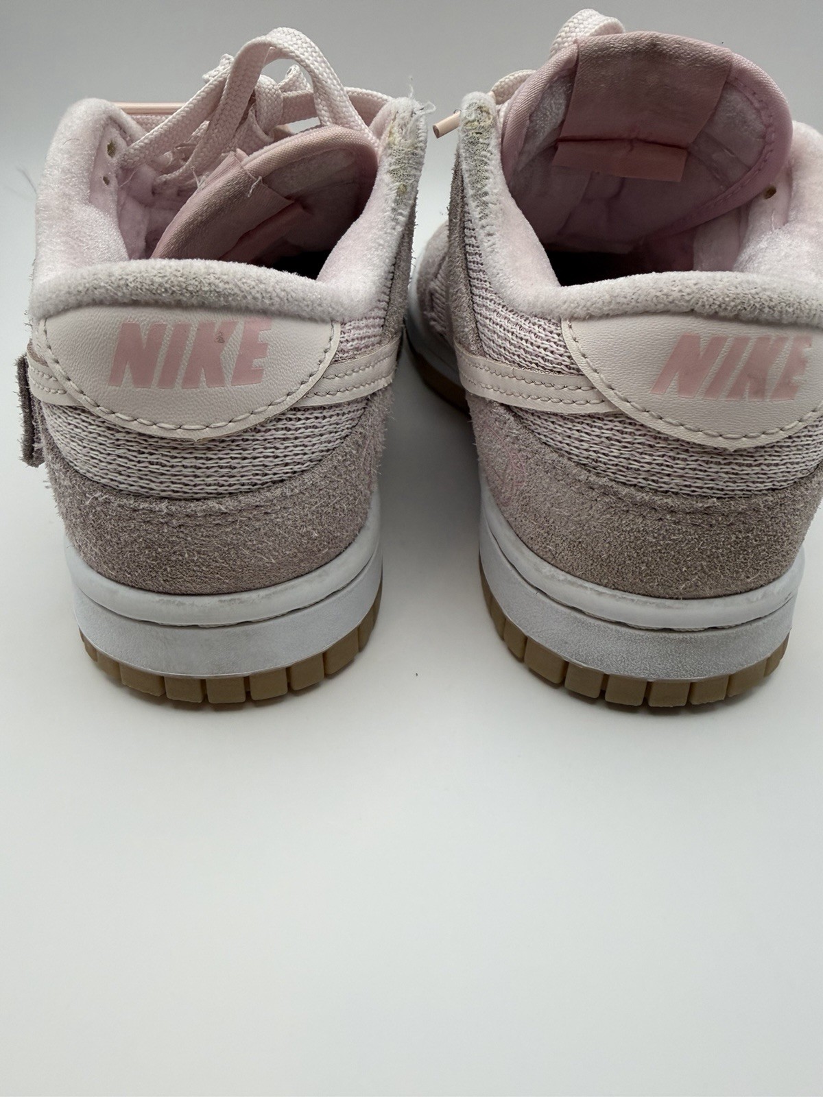 Nike Dunk Low Teddy Bear Light Soft Pink GS Size 5Y Youth Shoes