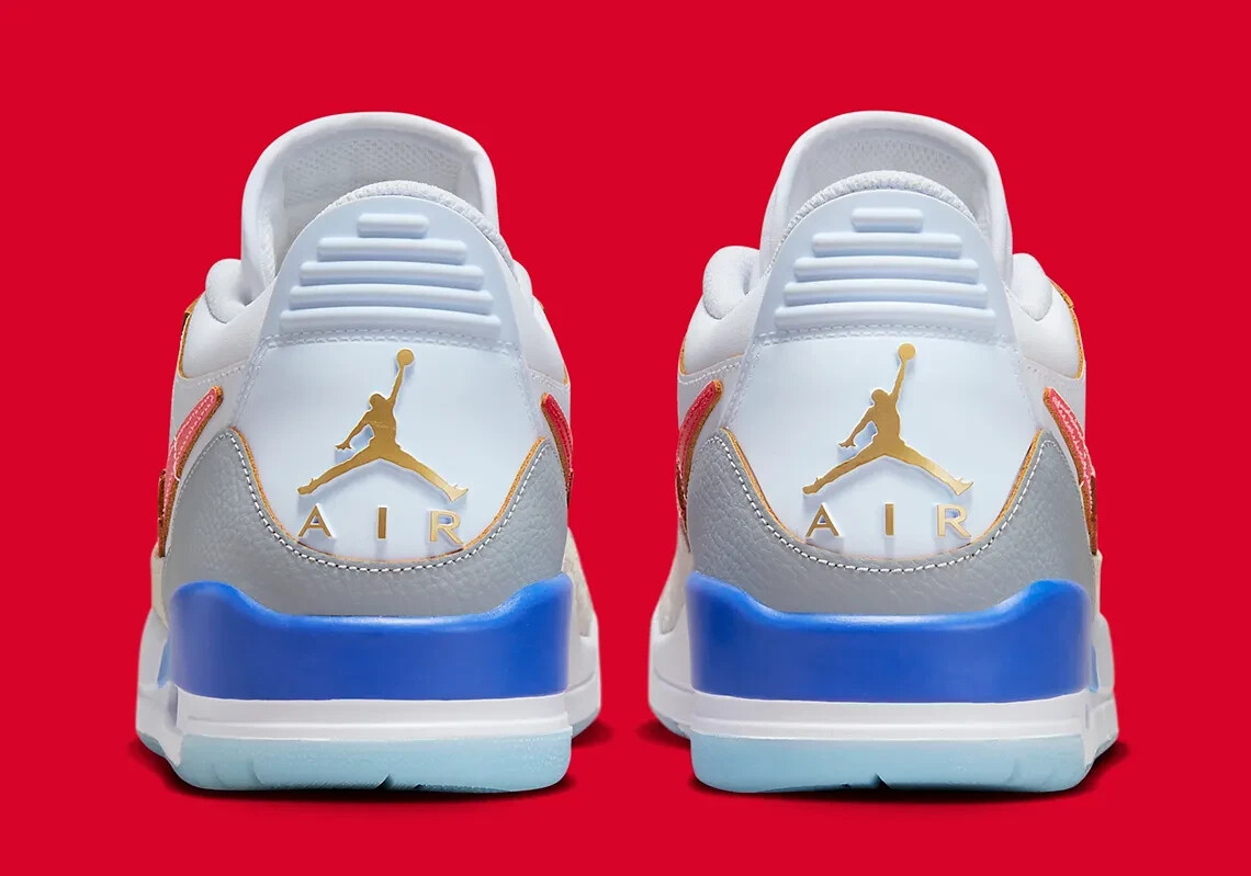 Air Jordan 312 Low US 13 Mens White Blue Red Gold Grey Nike Retro FN8902 161 NIB