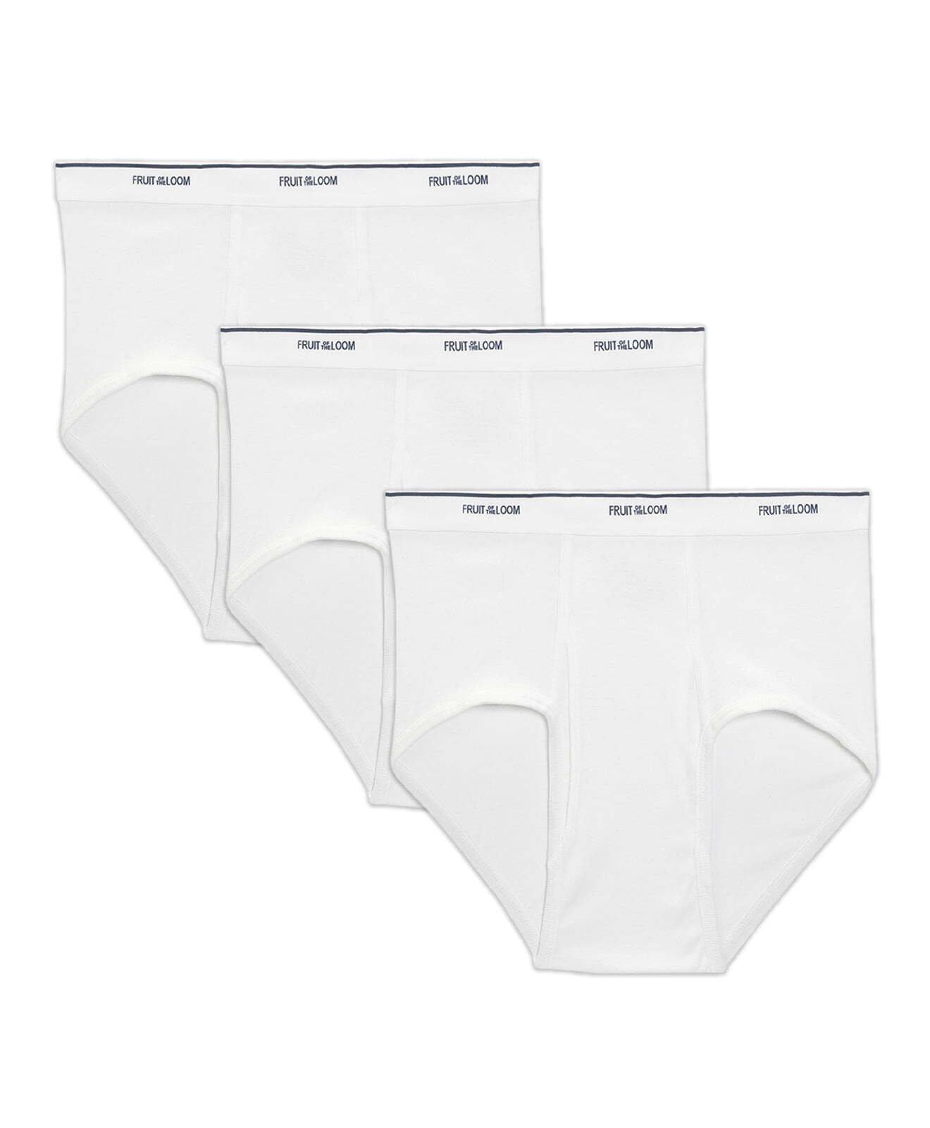 Fruit of the Loom Men’s White Briefs, 3 Pack FREE SHIPPING!