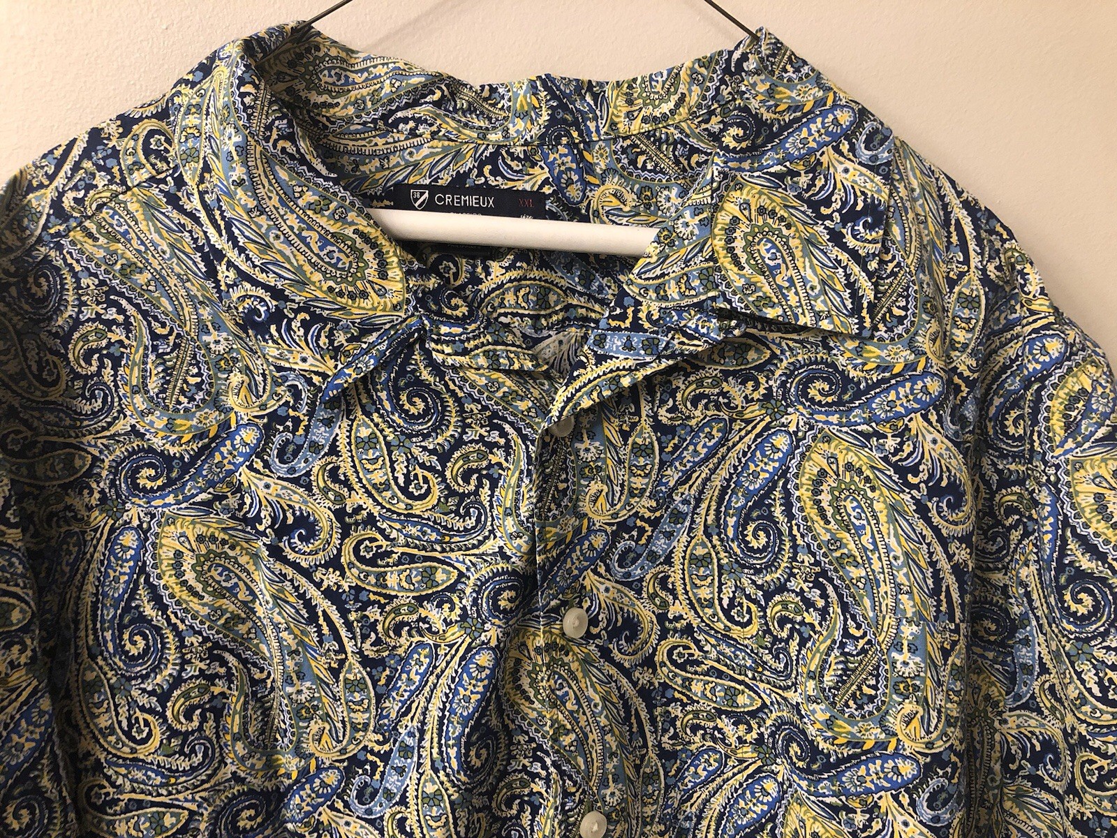 NWOT Daniel Cremieux Mens Classics Paisley Blue Yellow XXL 2XL Hard To Find!
