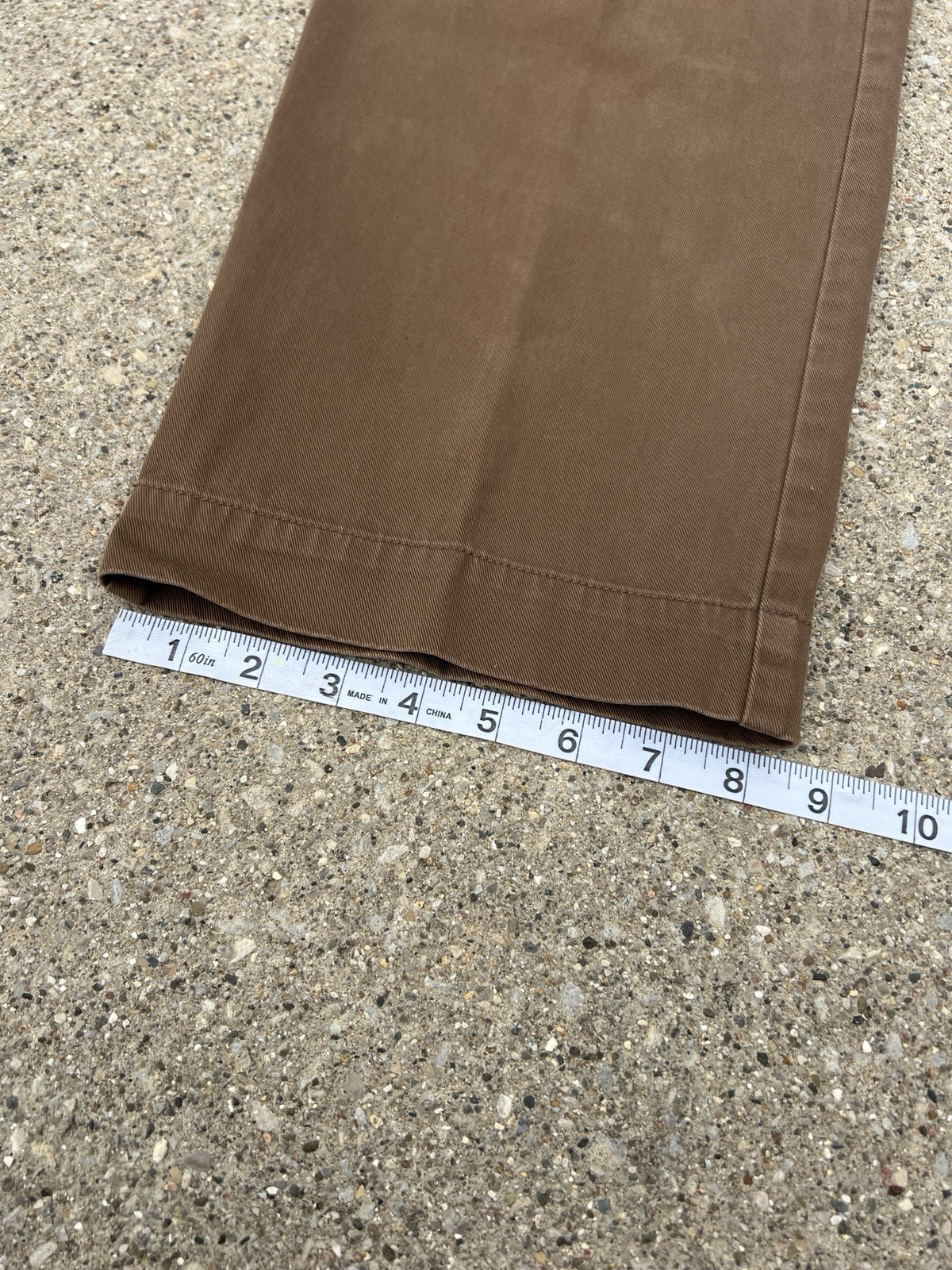 Polo Ralph Lauren Mens Classic Chino Pants Brown 36×34 Vintage 90s 100% Cotton